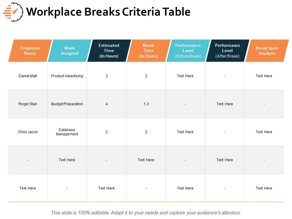 Workplace_Breaks_Criteria_Table_Ppt_PowerPoint_Presentation_Gallery_Graphic_Images_Slide_1.jpg