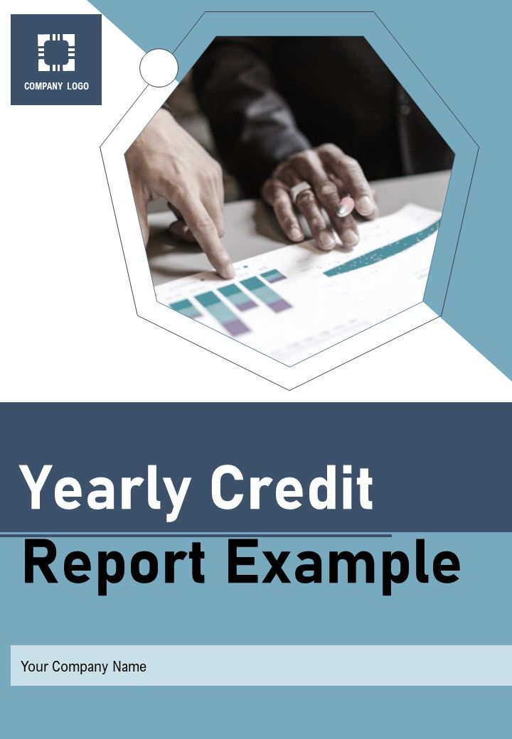 Yearly Credit Report Example One Pager Documents Slide01