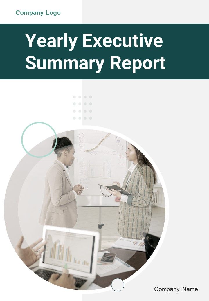Yearly Executive Summary Report One Pager Documents Slide01