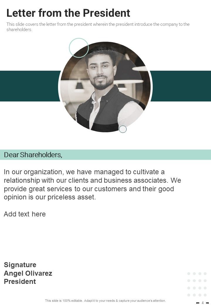 Yearly Executive Summary Report One Pager Documents