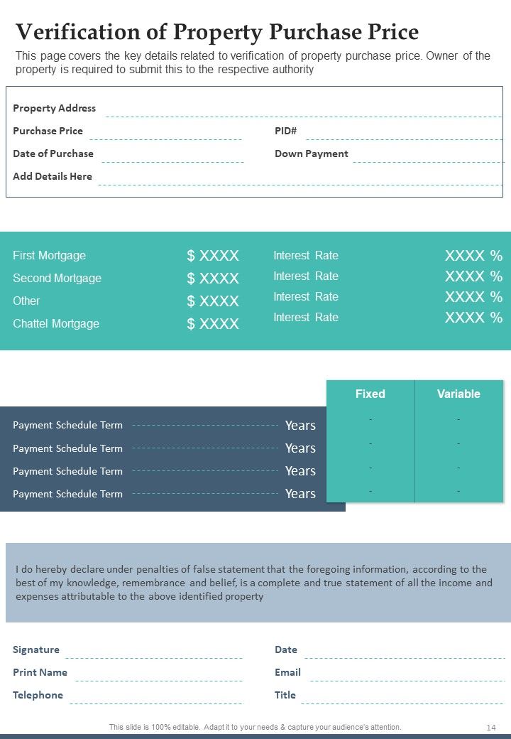 Yearly Real Estate Expense Summary One Pager Documents