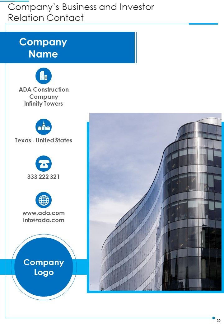 Yearly Report For Construction Firm 2021 2022 One Pager Documents