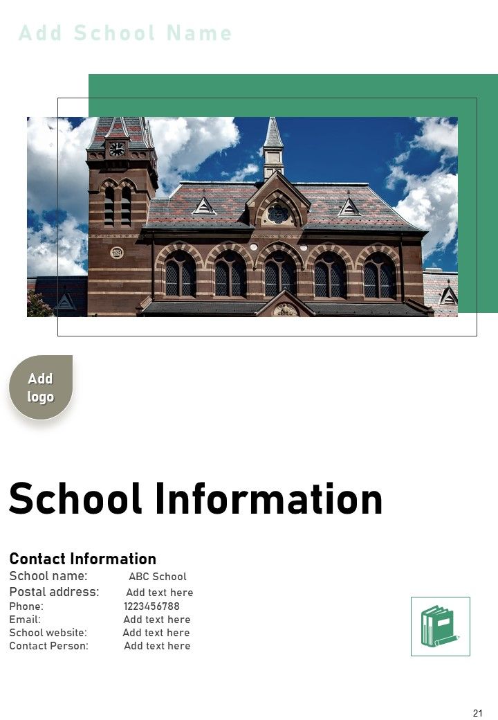 Yearly School Library Summary One Pager Documents