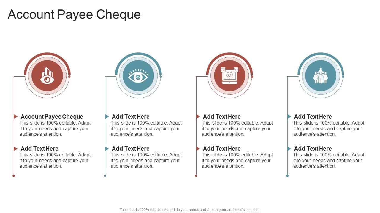 Account Payee Cheque In Powerpoint And Google Slides Cpb