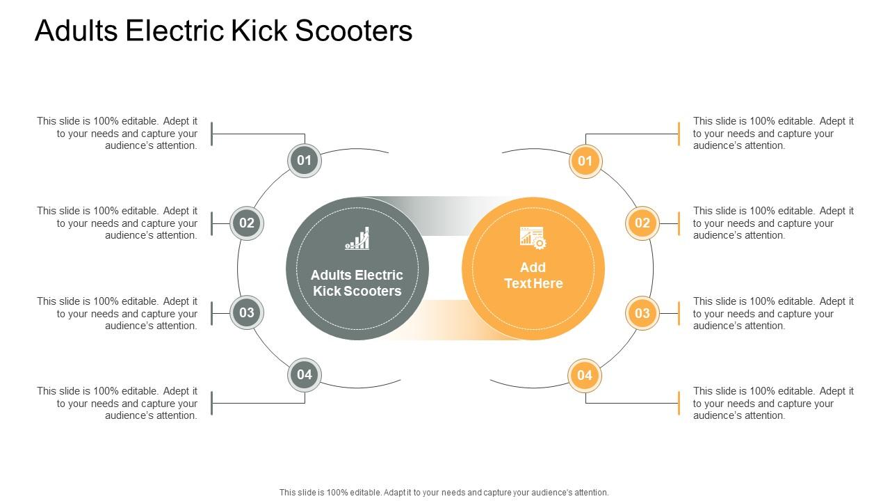 Adults Electric Kick Scooters In Powerpoint And Google Slides Cpb