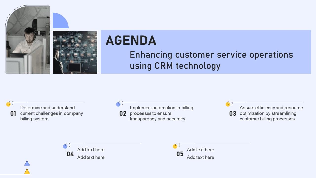 Agenda Enhancing Customer Service Operations Using CRM Technology Microsoft Pdf