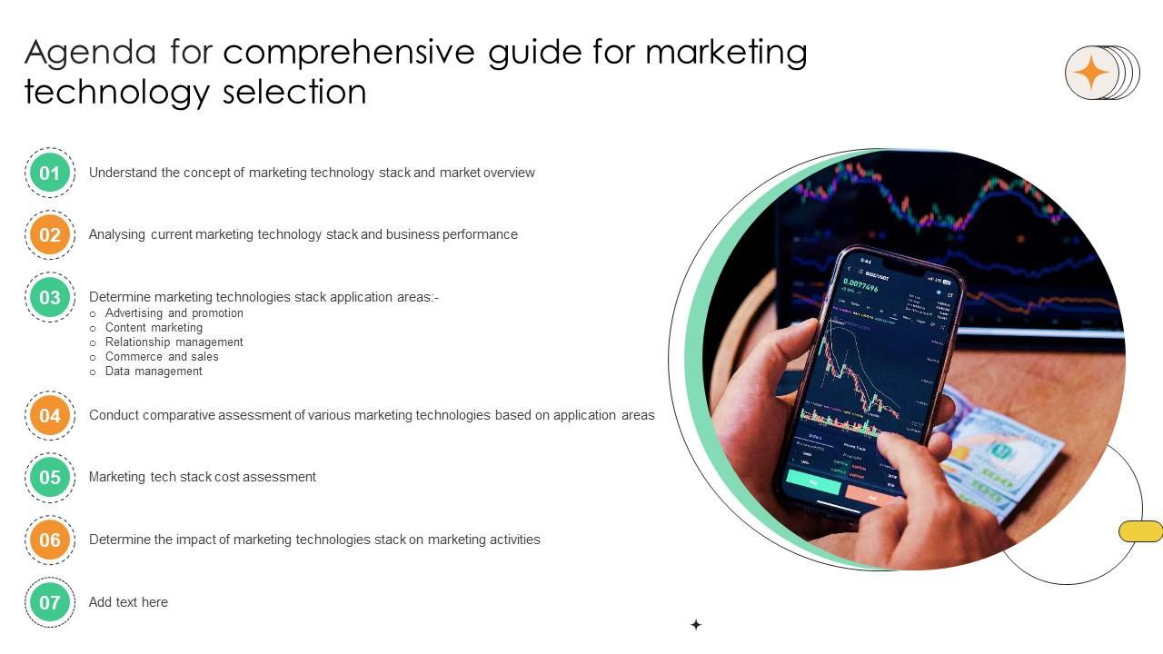 Agenda For Comprehensive Guide For Marketing Technology Selection