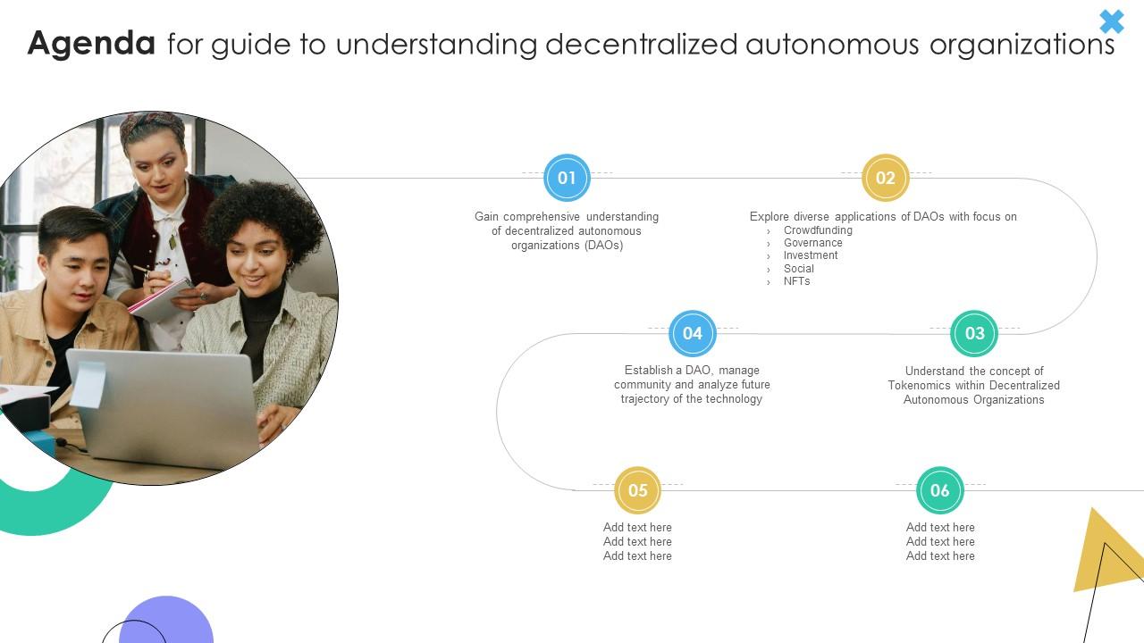 Agenda For Guide To Understanding Decentralized Autonomous Organizations BCT SS V