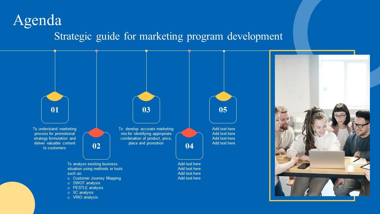 Agenda Strategic Guide For Marketing Program Professional Pdf