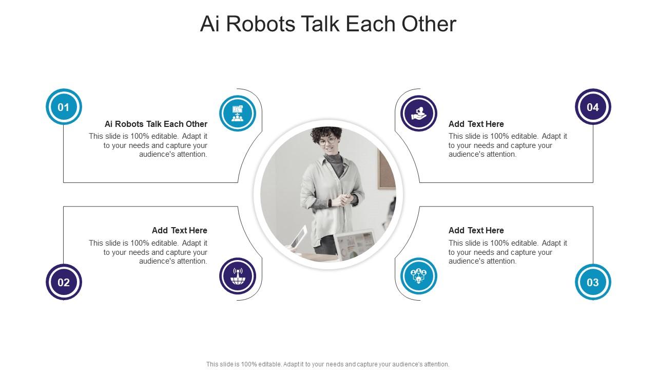 Ai Robots Talk Each Other In Powerpoint And Google Slides Cpb