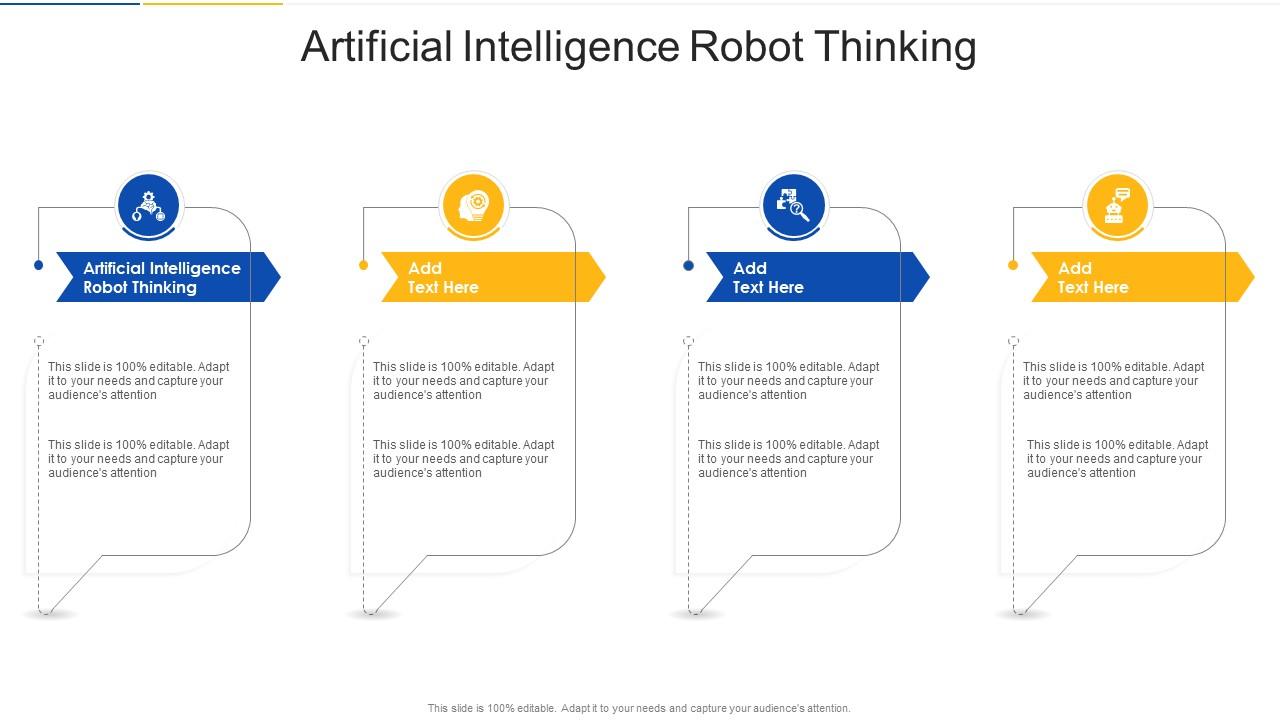 Artificial Intelligence Robot Thinking In Powerpoint And Google Slides Cpb