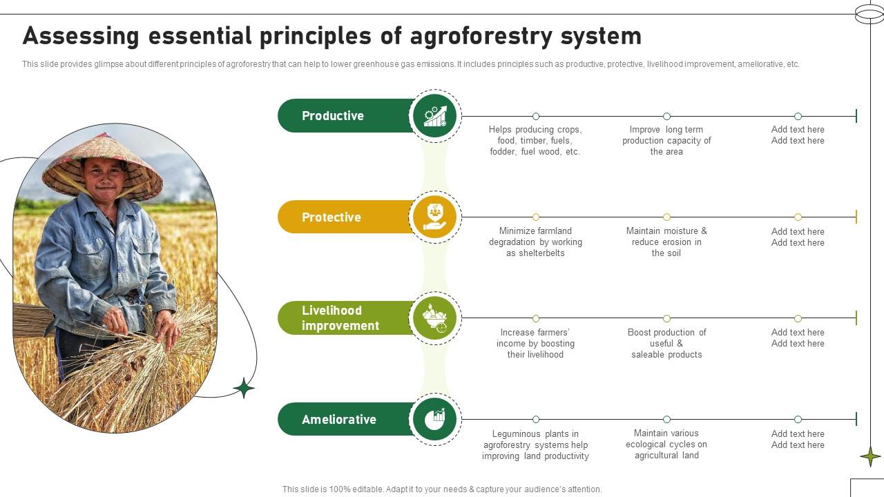 Assessing Essential Principles Of Agroforestry System Adopting Sustainable Farming Techniques