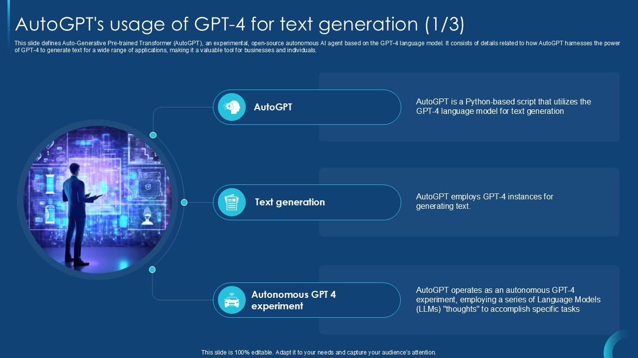 AutoGPTs Usage Of Self Guided GPT 4 PPT Example CHATGPT SS V