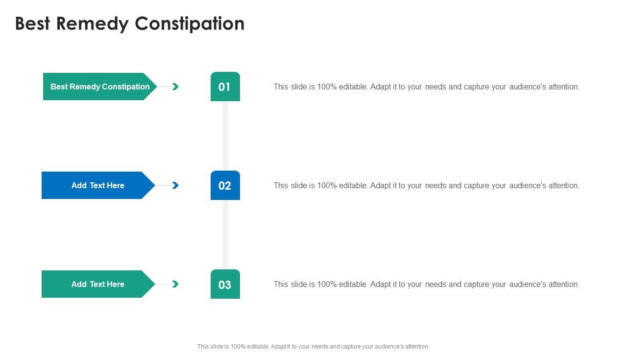 Best Remedy Constipation In Powerpoint And Google Slides Cpb