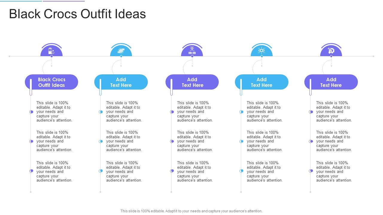 Black Crocs Outfit Ideas In Powerpoint And Google Slides Cpb