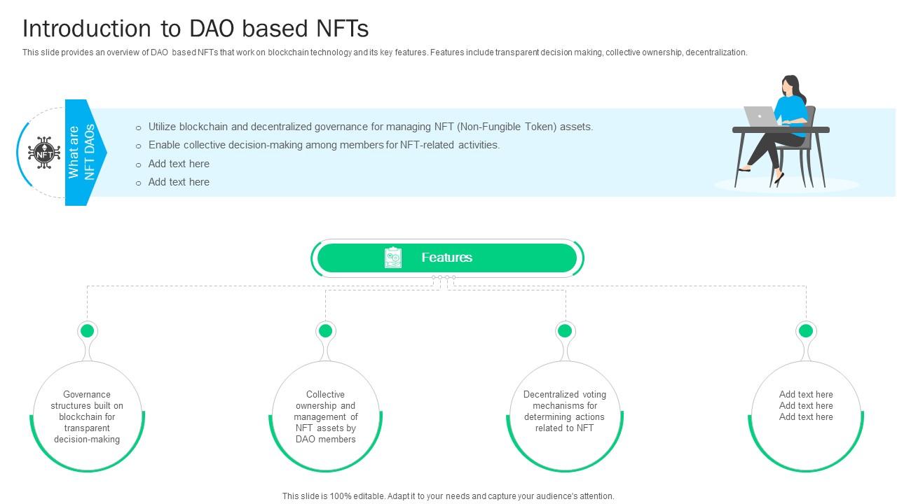 Blockchain Basics Understanding Introduction To Dao Based Nfts Ppt Template BCT SS V