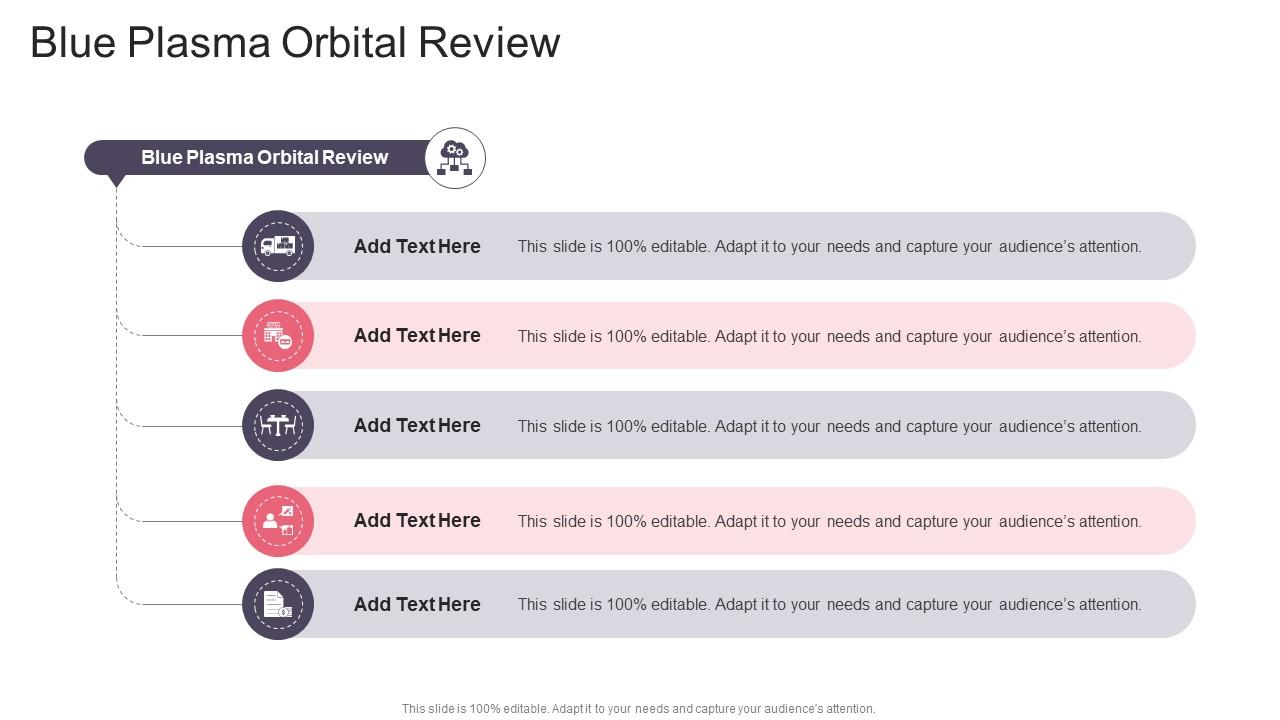 Blue Plasma Orbital Review In Powerpoint And Google Slides Cpb
