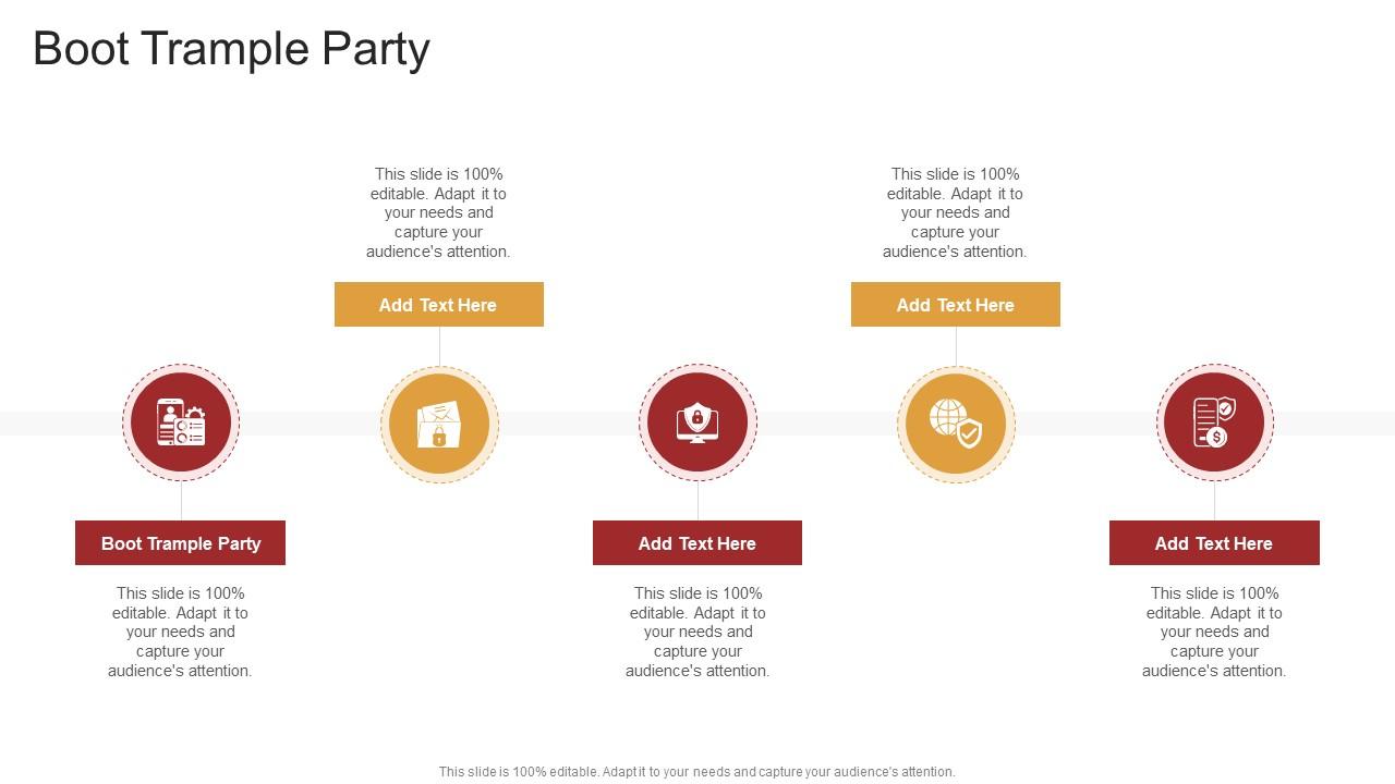 Boot Trample Party In Powerpoint And Google Slides Cpb