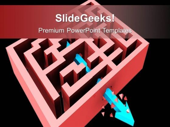 breaking_through_the_maze_completing_target_powerpoint_templates_ppt_backgrounds_for_slides_0113_title.jpg