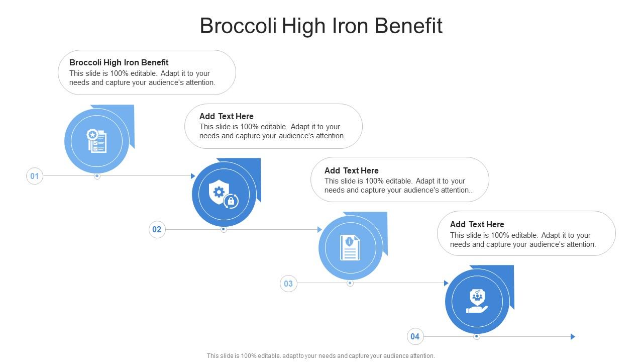 Broccoli High Iron Benefit In Powerpoint And Google Slides Cpb
