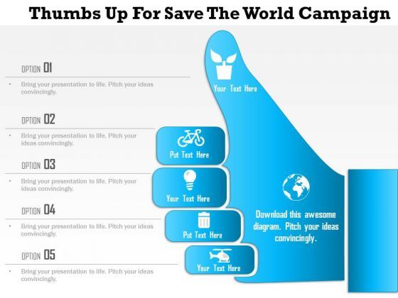 business_diagram_thumbs_up_for_save_the_world_campaign_presentation_template_1.jpg