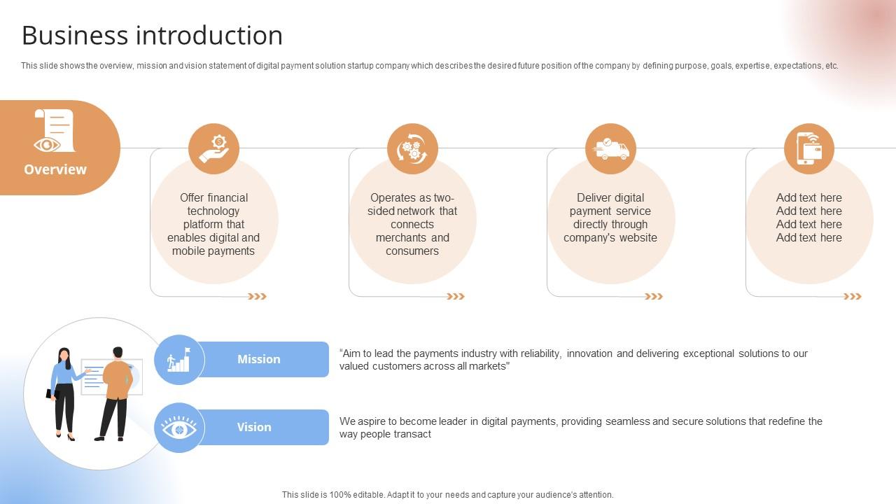 Business Introduction Payment Gateway Provider Startup GTM Strategy GTM SS V