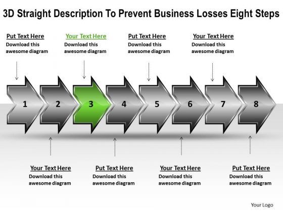 business_powerpoint_templates_losses_eight_steps_free_flow_chart_slides_1.jpg