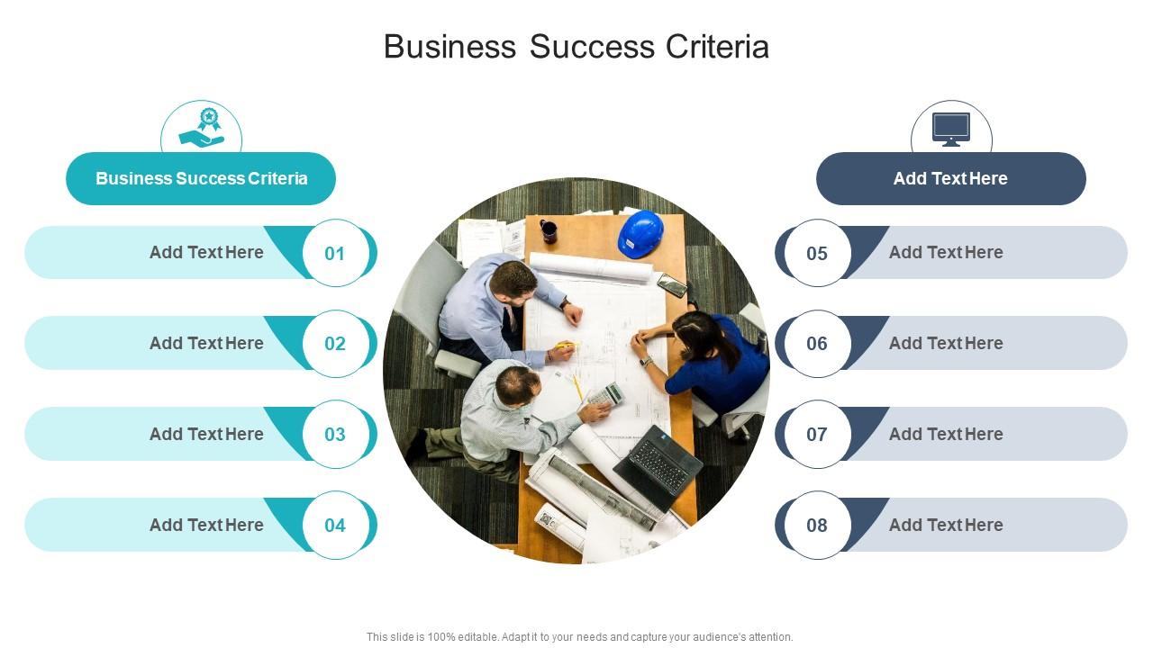 Business Success Criteria In Powerpoint And Google Slides Cpb