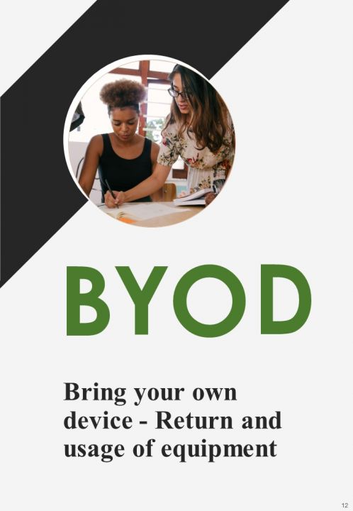 BYOD Workplace Guidelines For Staff And Company Handbook