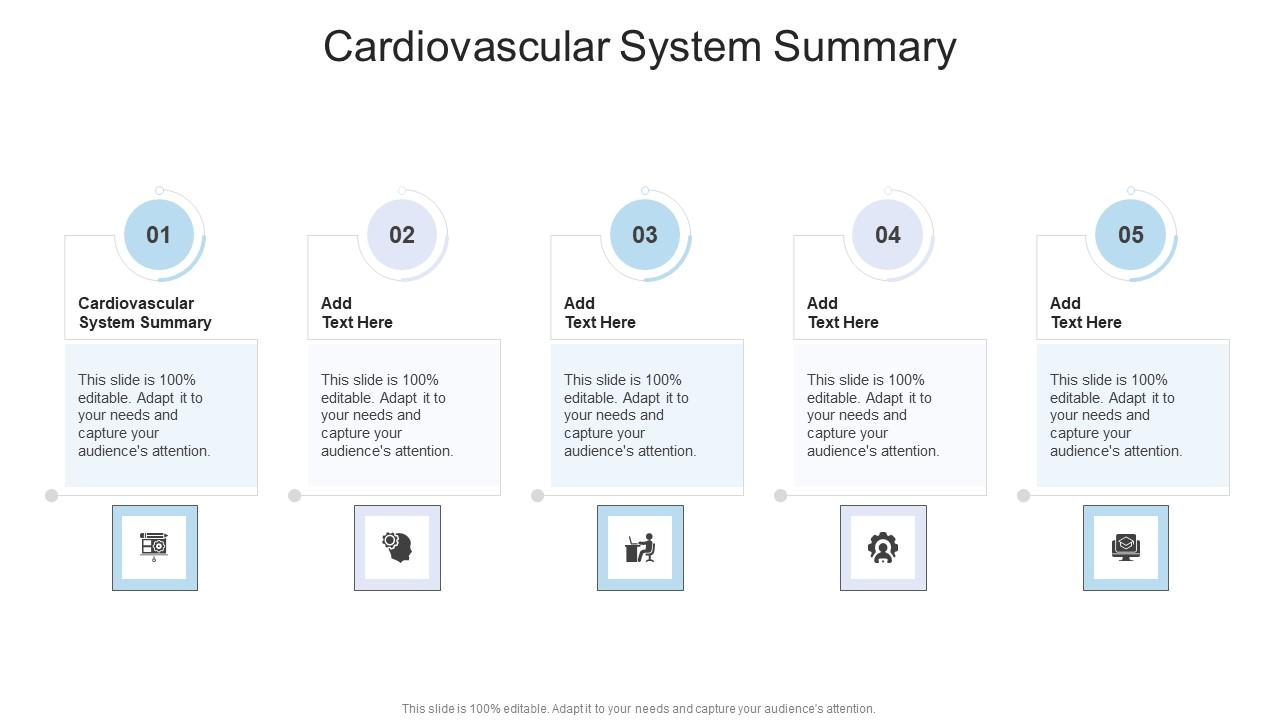 Cardiovascular System Summary In Powerpoint And Google Slides Cpb