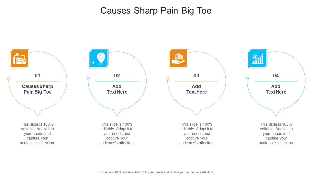 Causes Sharp Pain Big Toe In Powerpoint And Google Slides Cpb