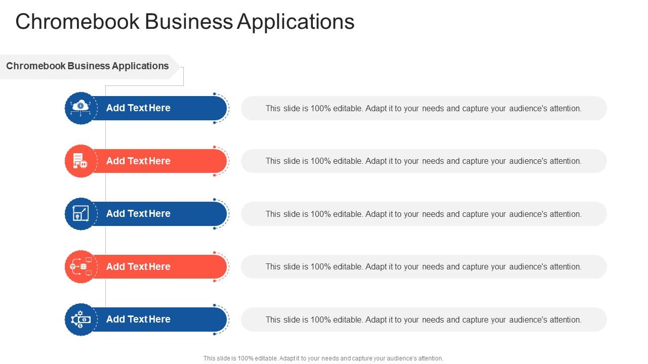 Chromebook Business Applications In Powerpoint And Google Slides Cpb