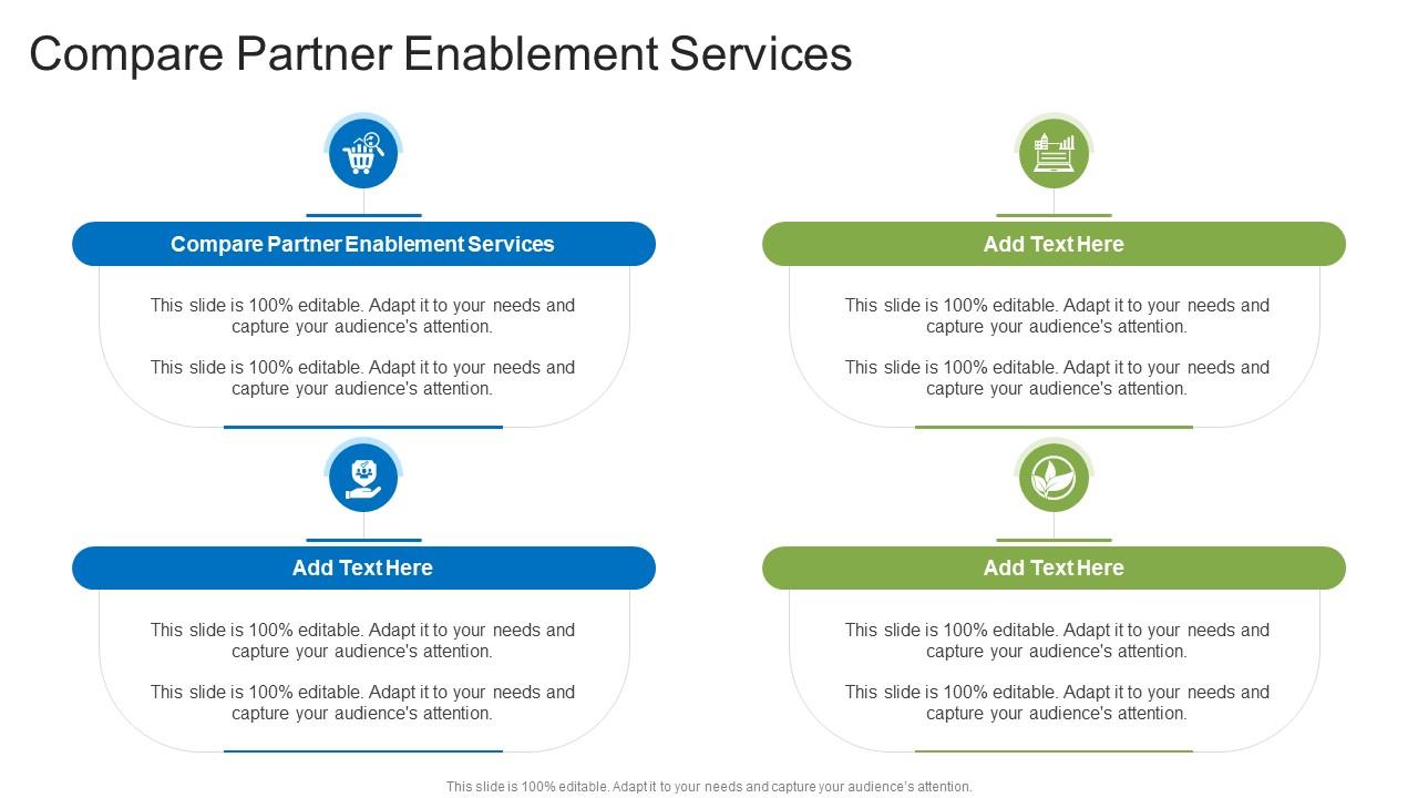 Compare Partner Enablement Services In Powerpoint And Google Slides Cpb