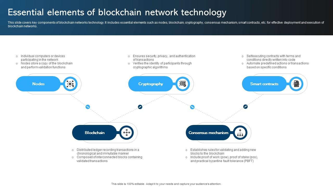 Comprehensive Manual For Blockchain Essential Elements Of Blockchain BCT SS V
