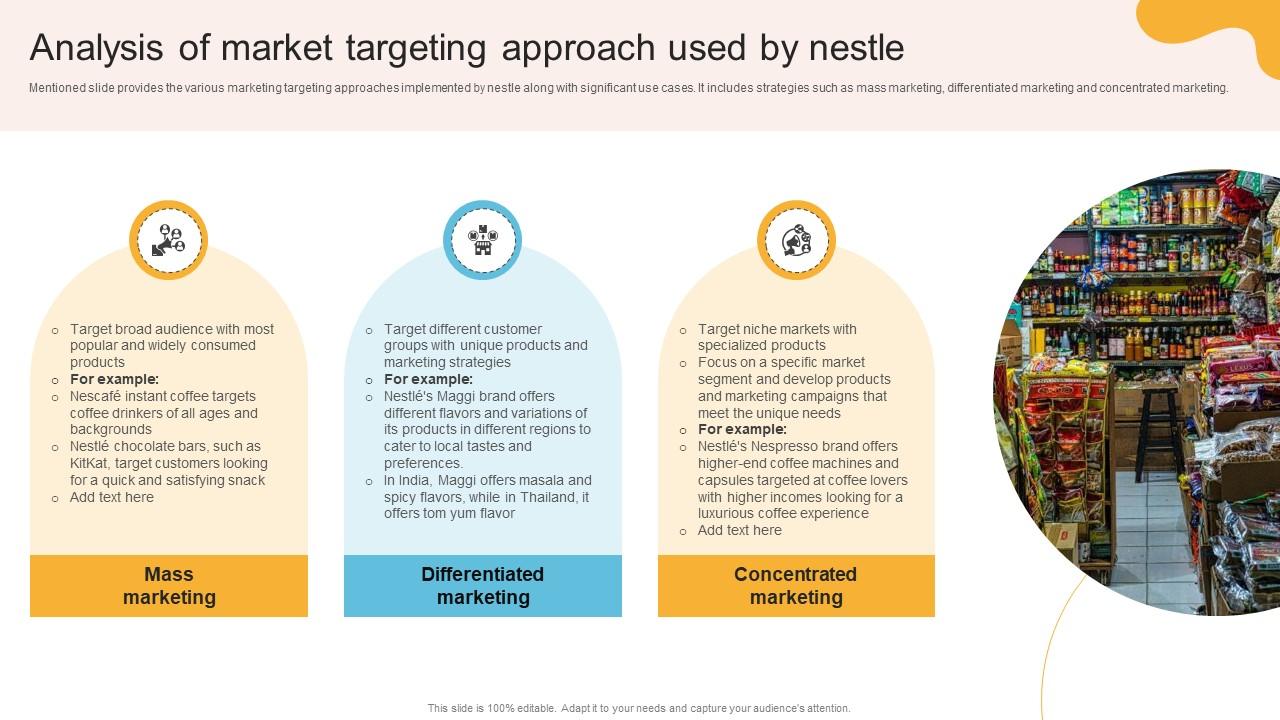Comprehensive Review Of Nestles Analysis Of Market Targeting Approach Used By Nestle Strategy SS V