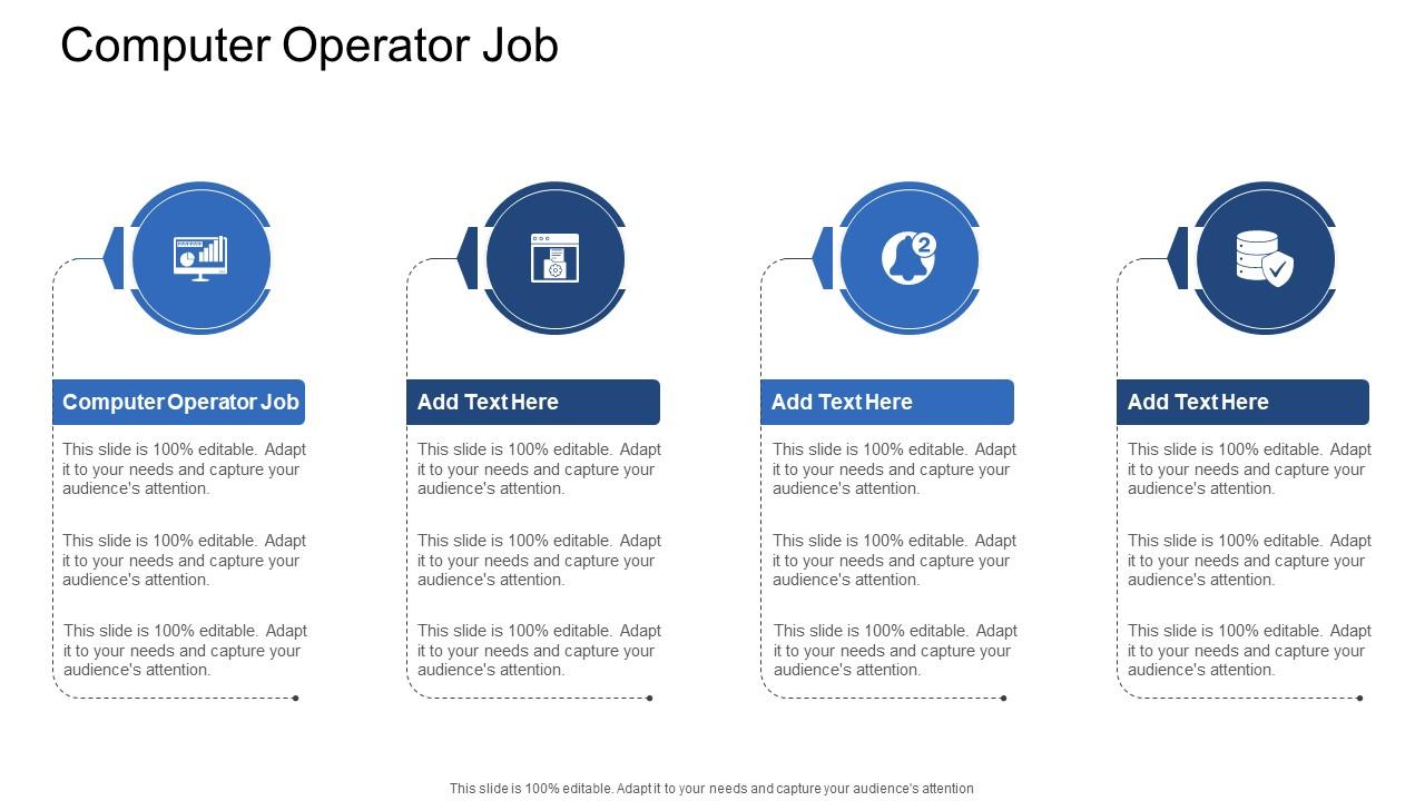 Computer Operator Job In Powerpoint And Google Slides Cpb