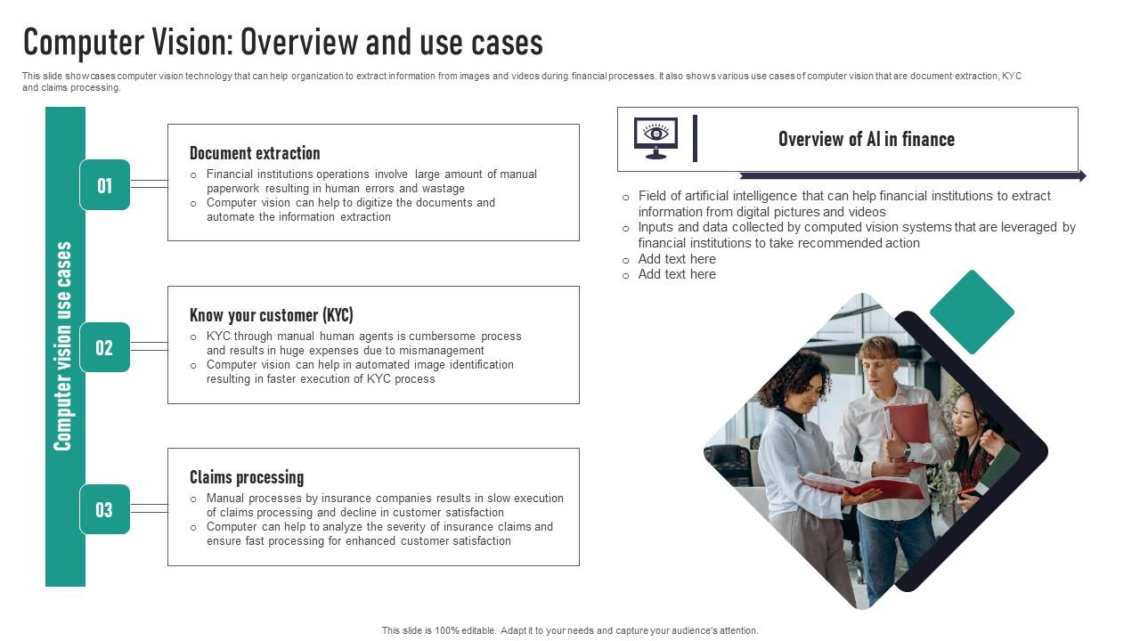 Computer Vision Overview And Use Cases Introduction Pdf