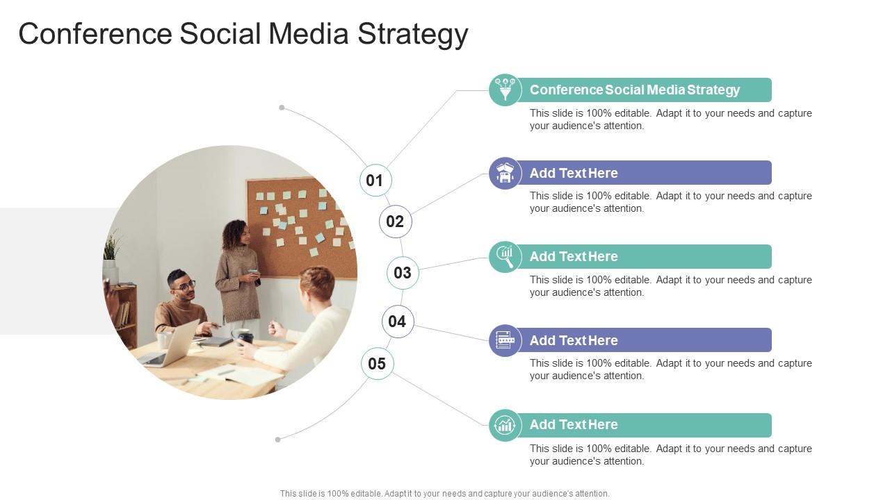 Conference Social Media Strategy In Powerpoint And Google Slides Cpb