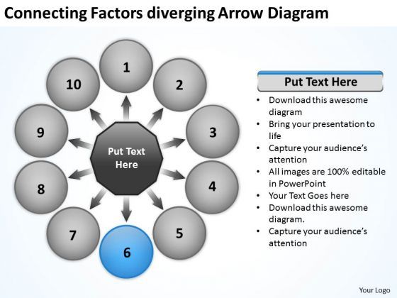 connecting_factors_diverging_arrow_diagram_cycle_spoke_process_powerpoint_slides_1.jpg