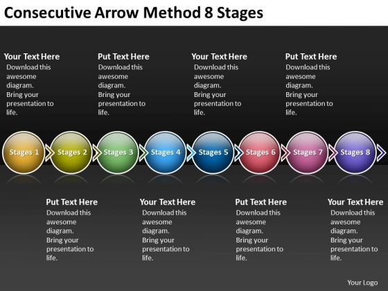 consecutive_arrow_method_8_stages_flowchart_creator_powerpoint_templates_1.jpg