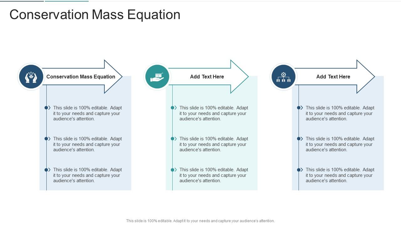 Conservation Mass Equation In Powerpoint And Google Slides Cpb