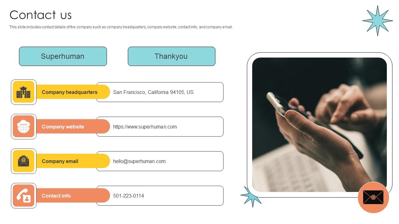 Contact Us Email Management Technology Pitch Deck