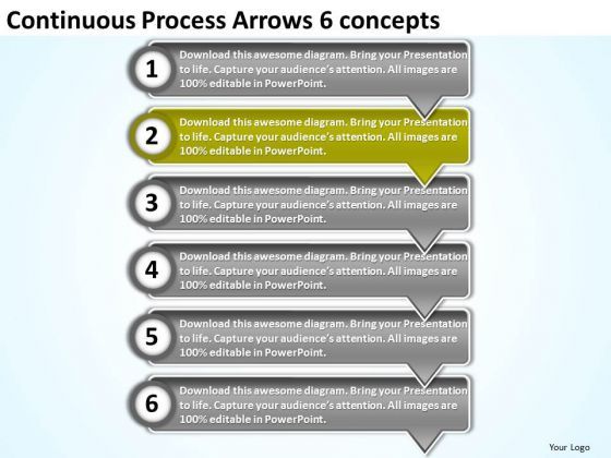 continuous_process_arrows_6_concepts_create_flowchart_powerpoint_slides_1.jpg