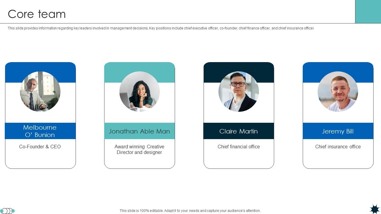 Core Team Life Coverage Platform Pitch Deck