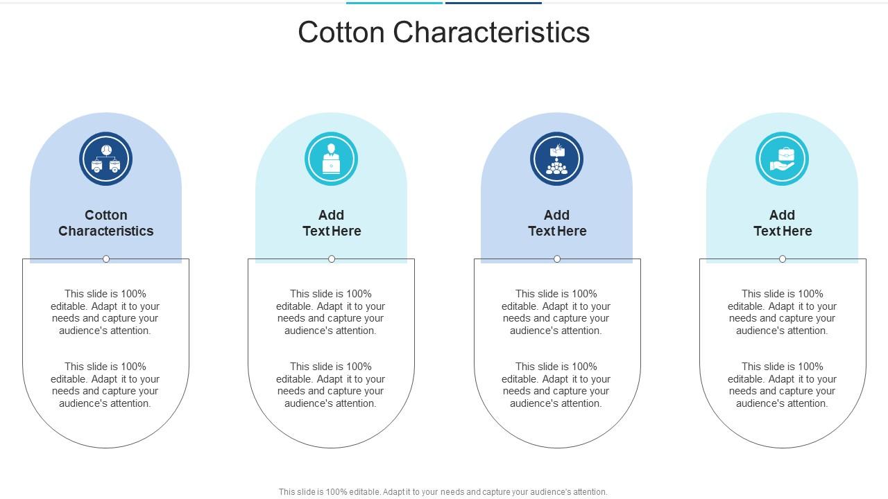 Cotton Characteristics In Powerpoint And Google Slides Cpb