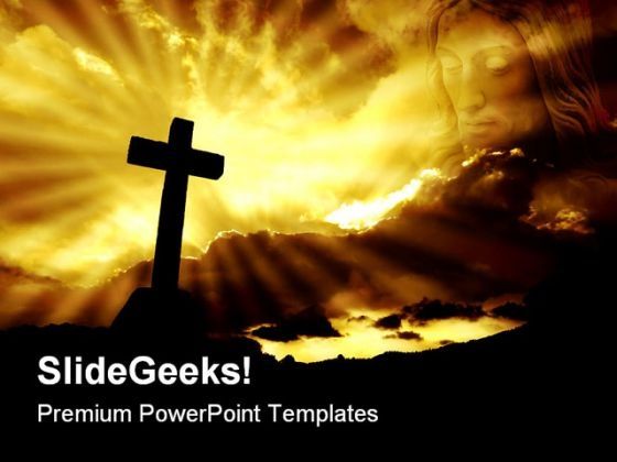cross_sunset_religion_powerpoint_template_0610_title.jpg
