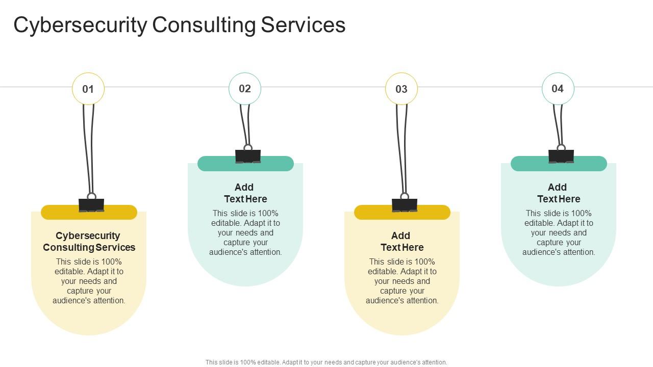 Cybersecurity Consulting Services In Powerpoint And Google Slides Cpb