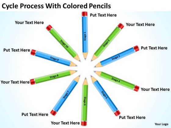 cycle_process_with_colored_pencils_ppt_business_plan_writing_powerpoint_slides_1.jpg