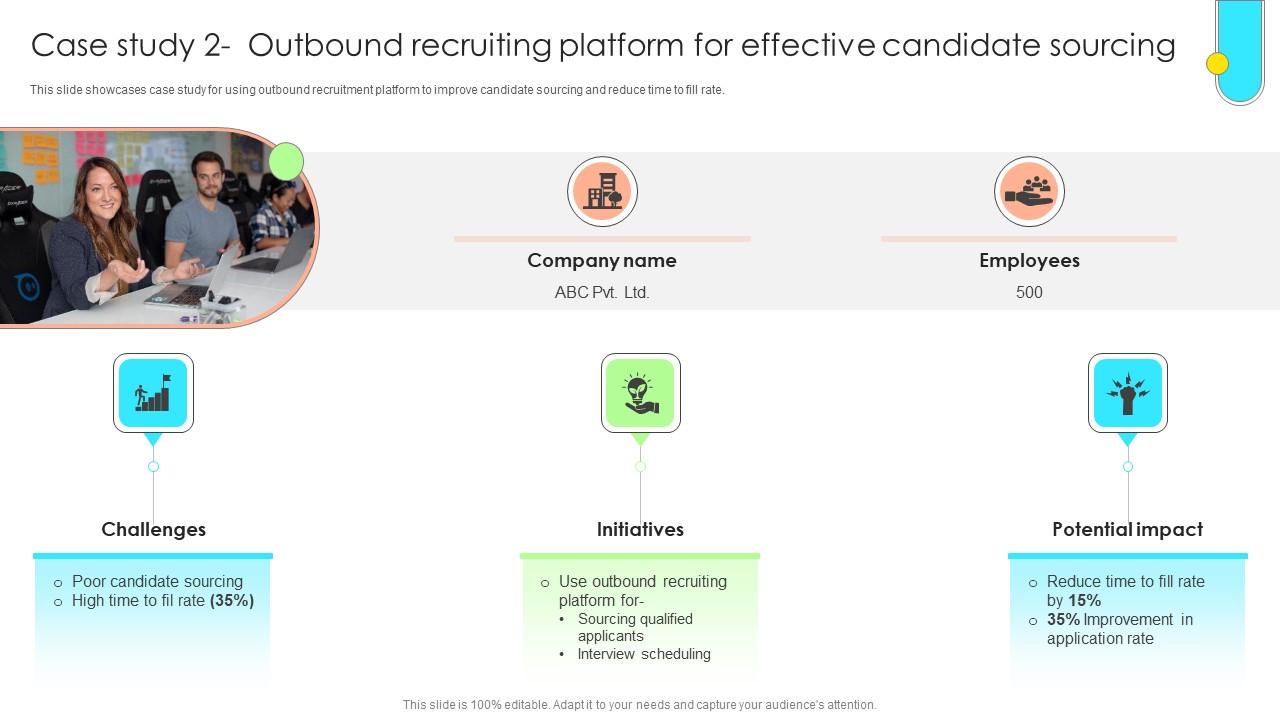 Data Driven Approach To Optimise Case Study 2 Outbound Recruiting Platform CRP SS V