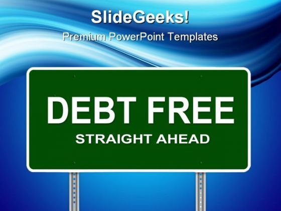 debt_free_signpost_business_powerpoint_themes_and_powerpoint_slides_0811_title.jpg